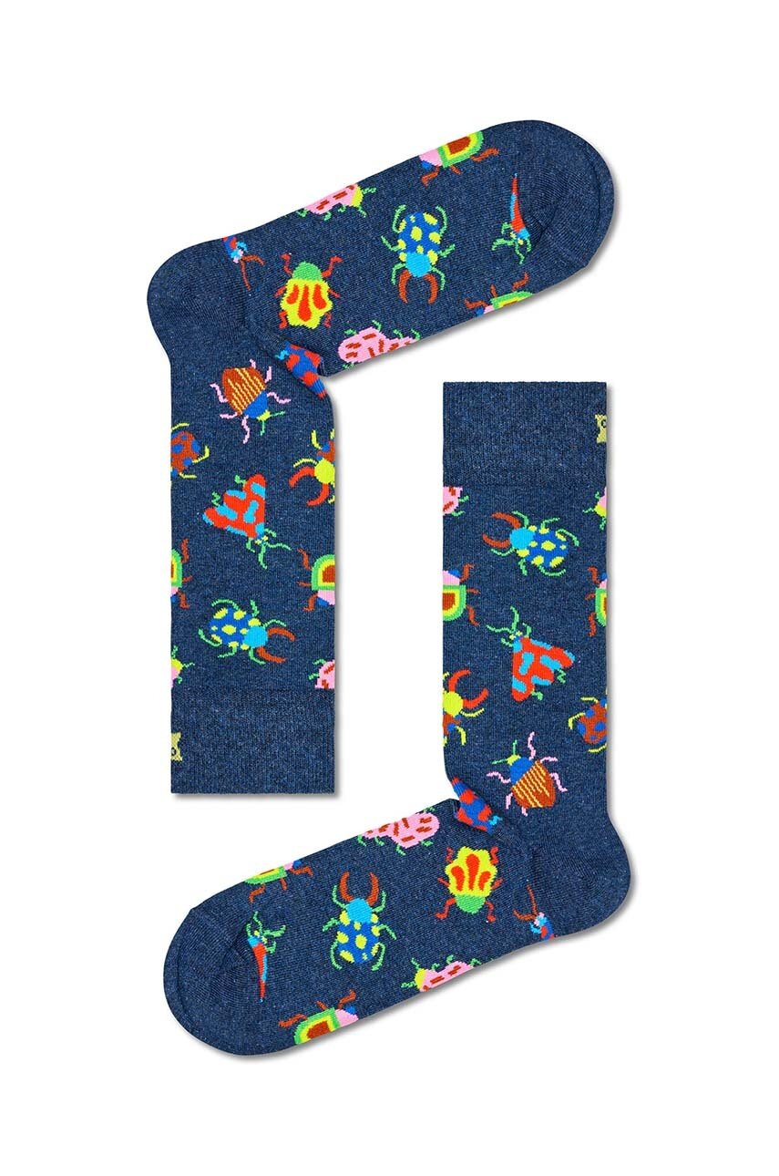 

Чорапи Happy Socks Bugs Sock в тъмносиньо, Тъмносин