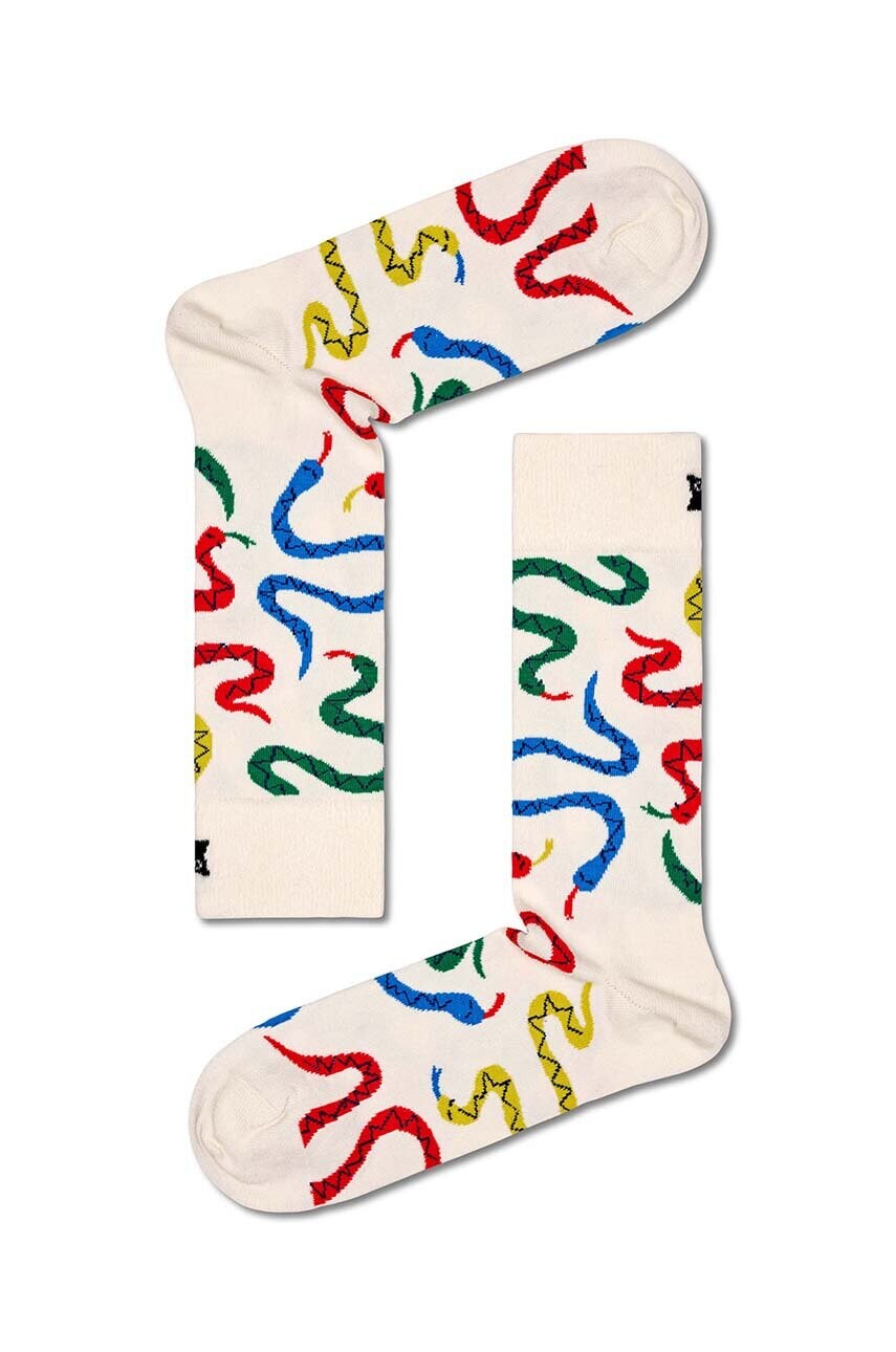 

Шкарпетки Happy Socks Snakes Sock колір білий