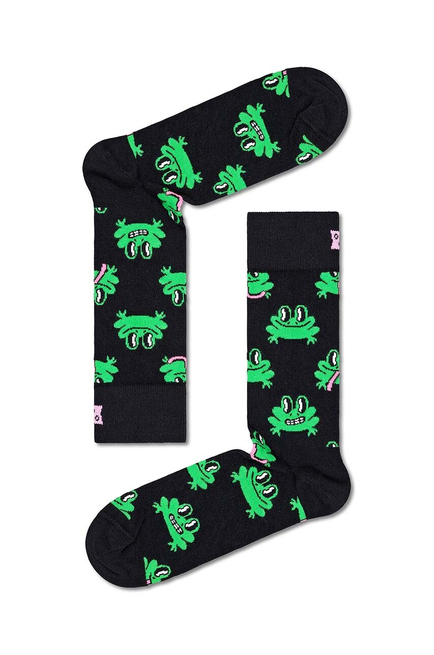 

Носки Happy Socks Frog Sock цвет чёрный