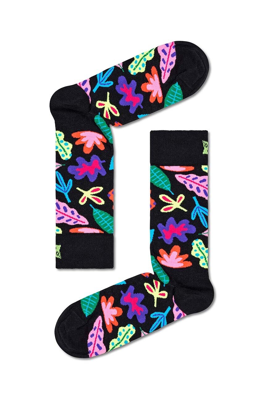 

Шкарпетки Happy Socks Leaves Sock колір чорний