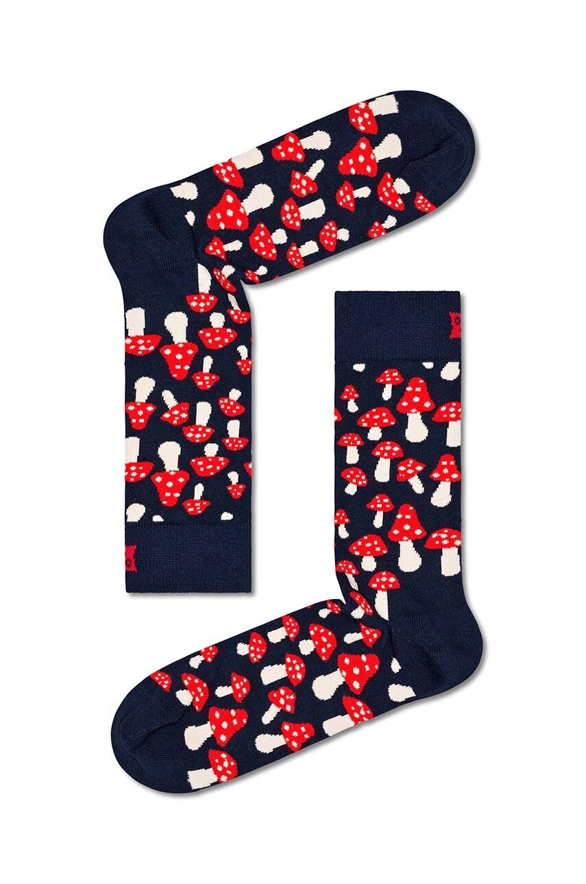 Happy Socks Sosete Mushroom Sock Culoarea Albastru Marin