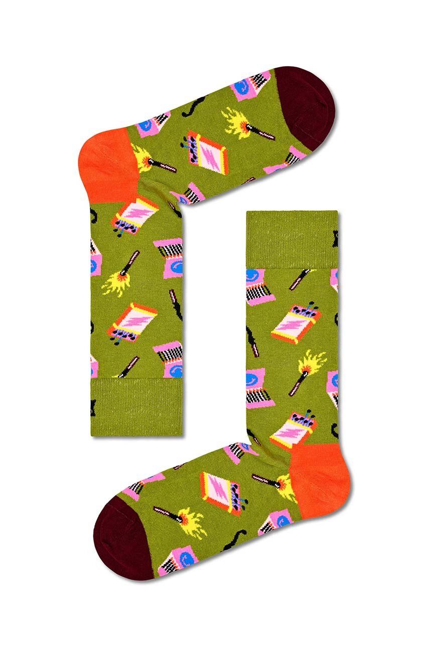 Happy Socks Sosete Matches Sock Culoarea Verde