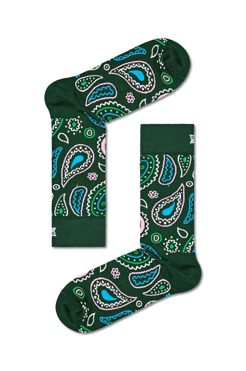 

Шкарпетки Happy Socks Paisley Sock колір зелений