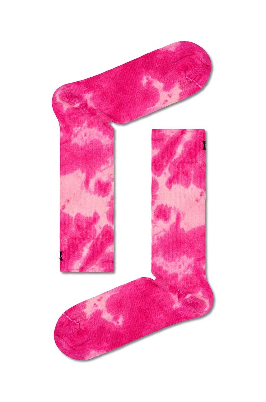 

Чорапи Happy Socks Tie Dye Sock в розово, Розов