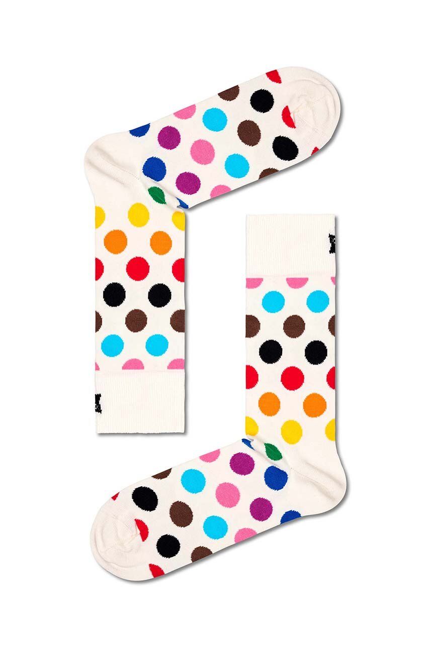 Happy Socks Sosete Pride Dots Sock Culoarea Alb