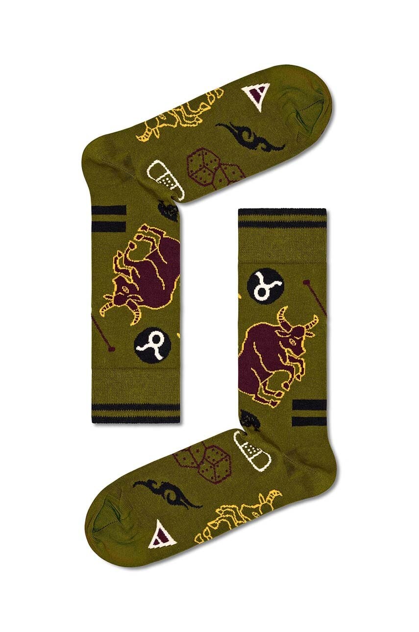 

Носки Happy Socks Zodiac Taurus цвет зелёный