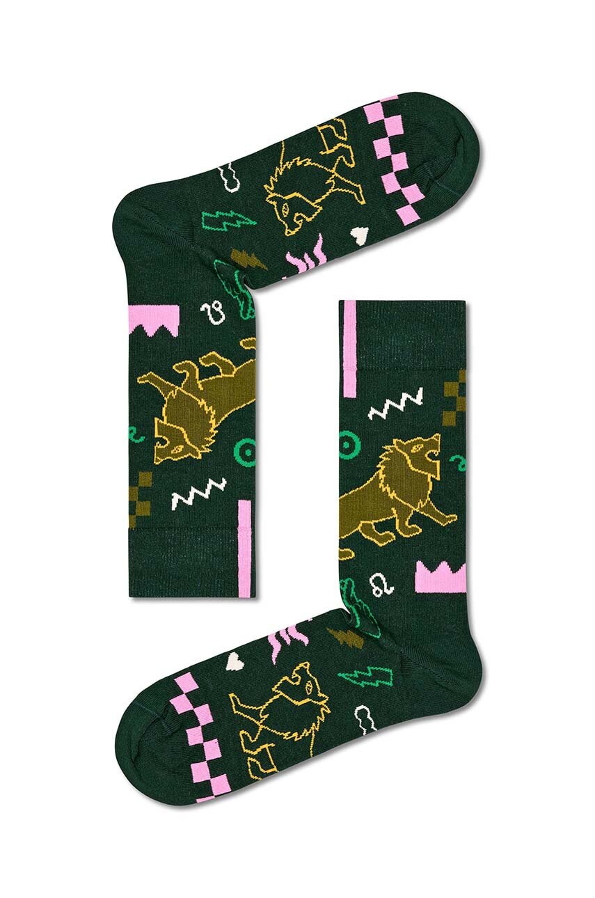 

Шкарпетки Happy Socks Zodiac Leo колір зелений