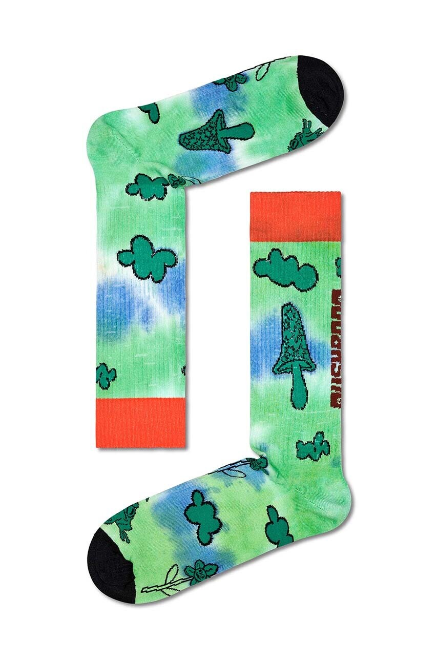

Носки Happy Socks Make Room For Shroom Crew Sock цвет зелёный