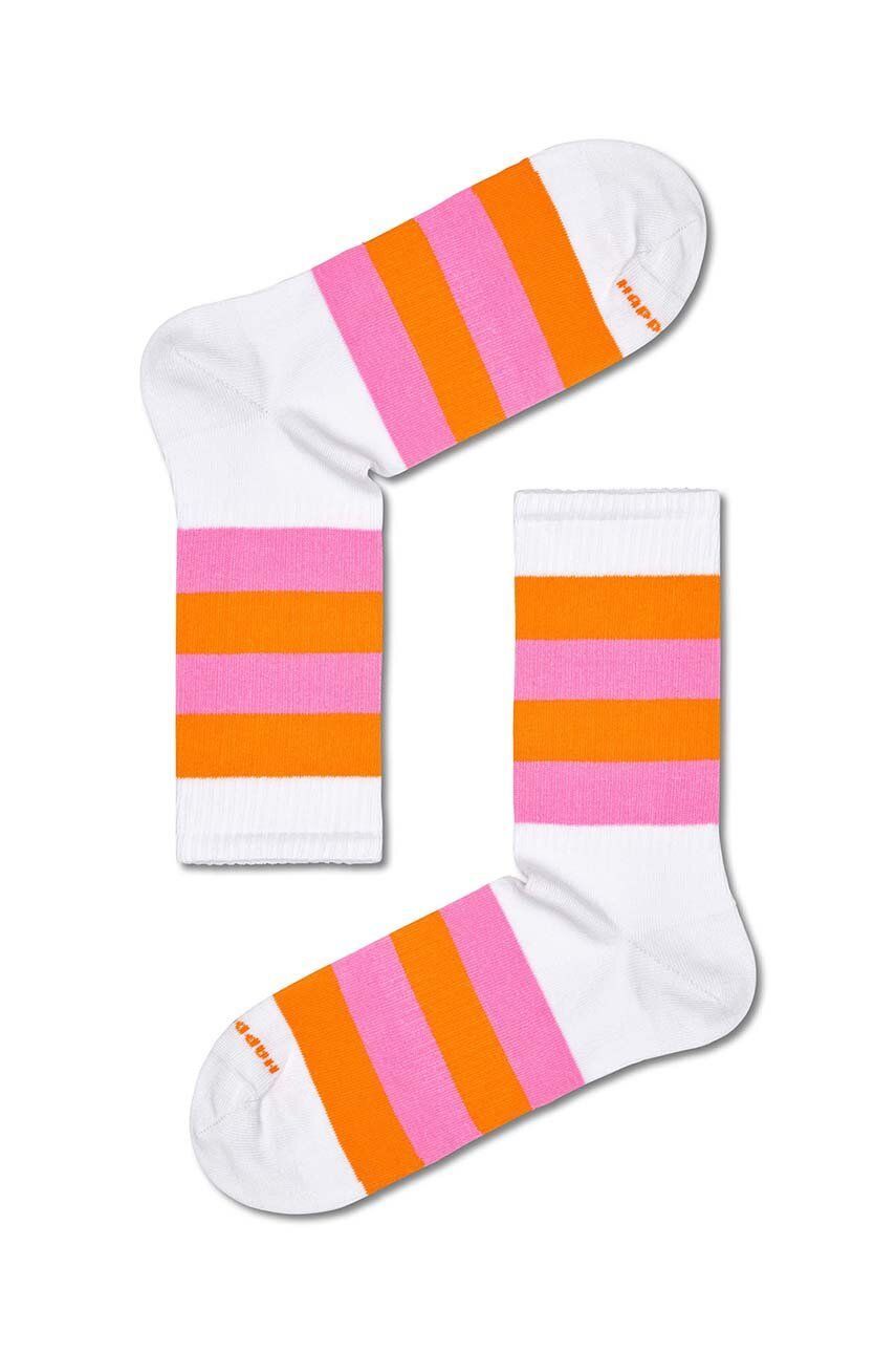 Ponožky Happy Socks Stripe It 3/4 Crew Sock - vícebarevná - 78 % Bavlna