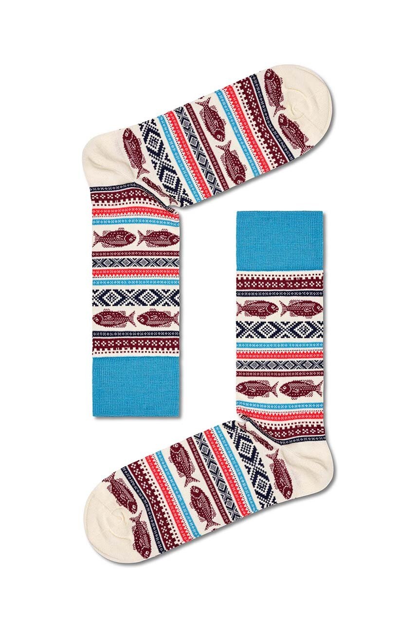 

Чорапи Happy Socks Dressed Fish Jacquard Sock, Многоцветен