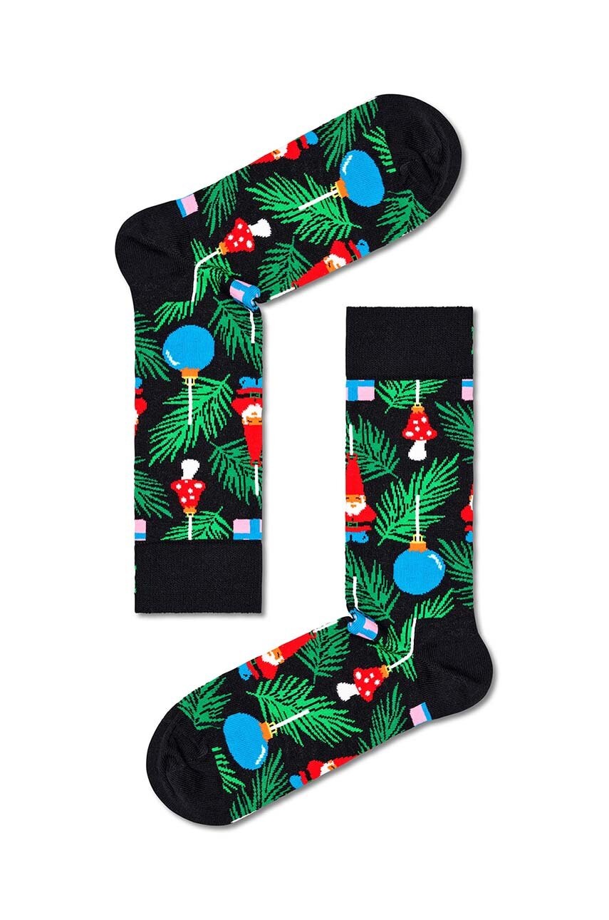 Happy Socks sosete Christmas Tree Decoration Sock culoarea negru