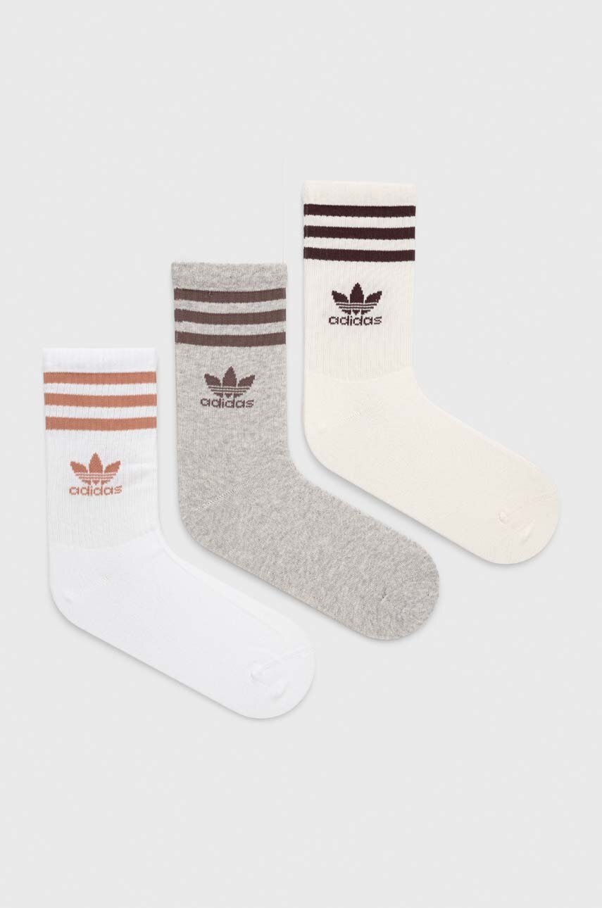 

Шкарпетки adidas Originals 3-pack колір білий