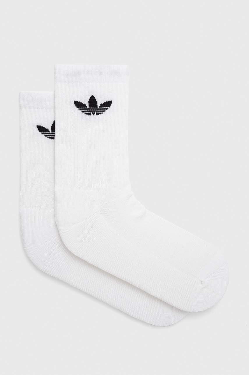 adidas Originals șosete 6-pack culoarea alb IJ5619