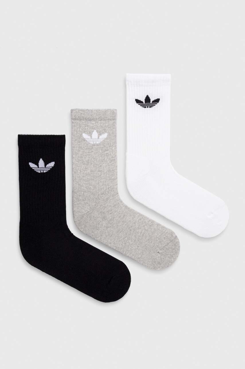 adidas Originals șosete 6-pack culoarea alb IJ5620