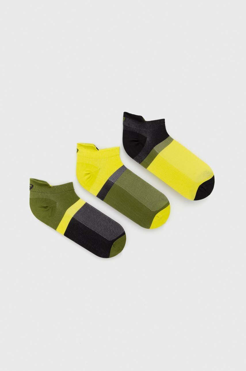 Ponožky Asics zelená barva - zelená -  76 % Polyamid