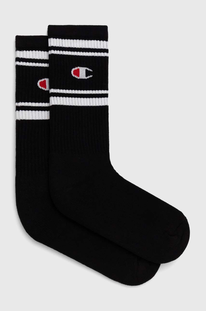 Ponožky Champion 3-pack černá barva