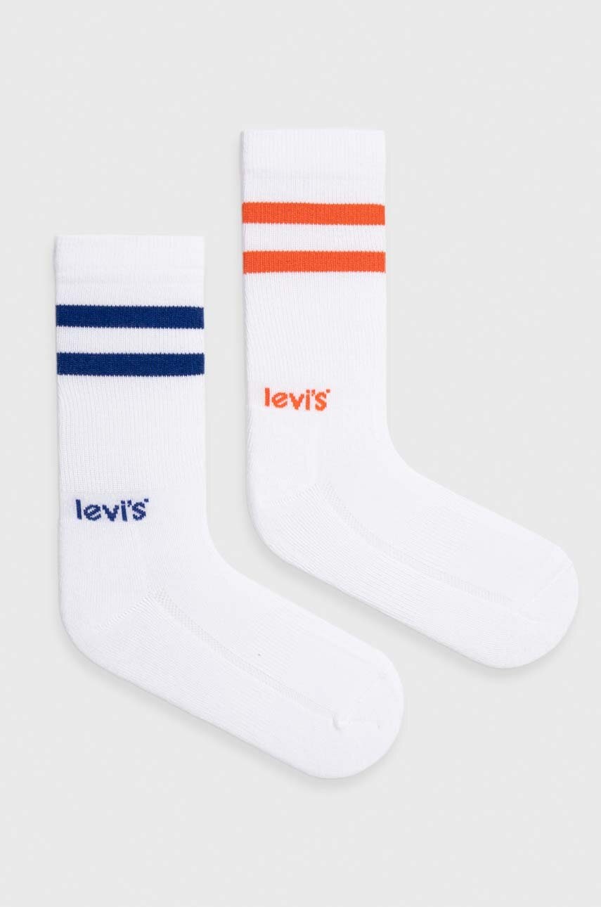 

Чорапи Levi's (2 броя) в бяло, Бял