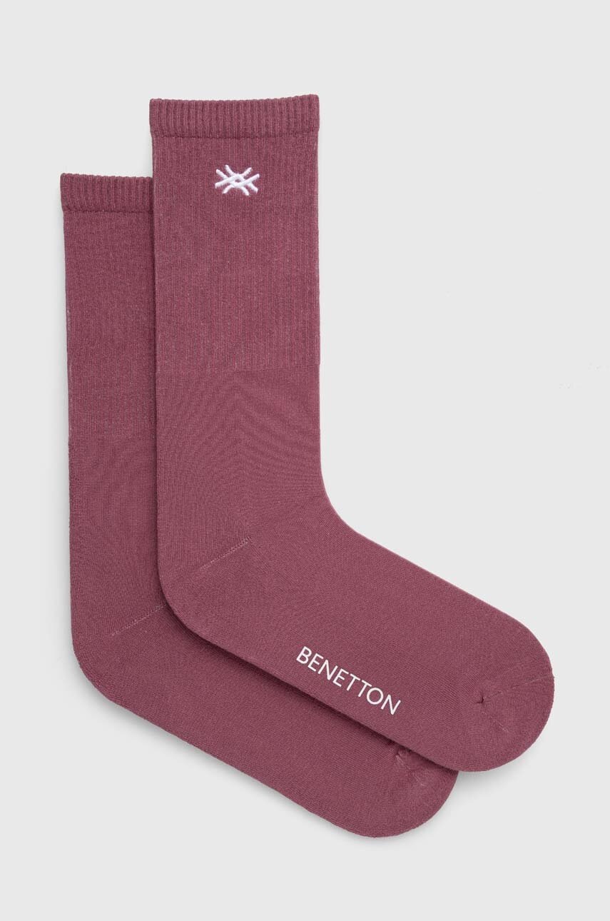 

Носки United Colors of Benetton цвет розовый