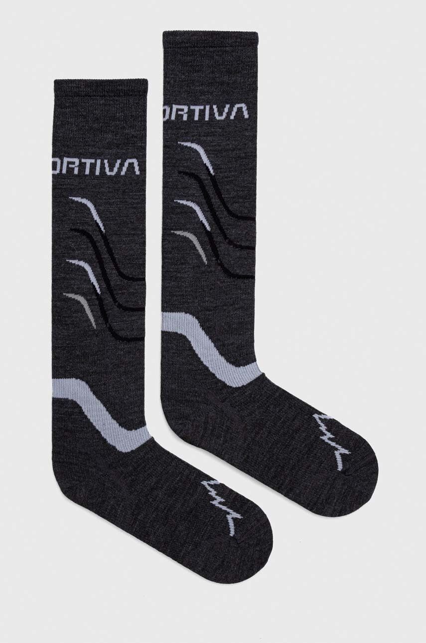 Lyžařské ponožky LA Sportiva Skialp - šedá - 55 % Polypropylen