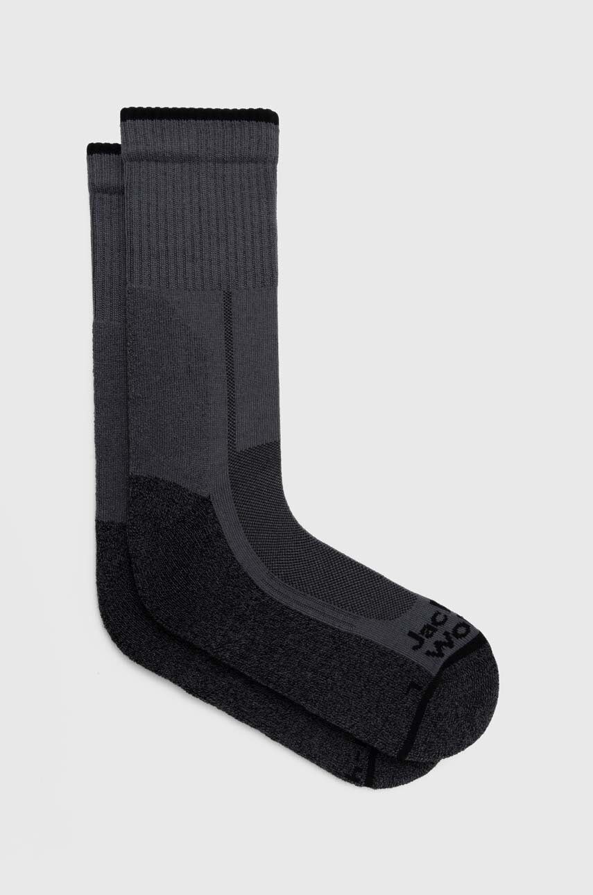 Ponožky Jack Wolfskin Hike Func - černá - 91 % Polyester