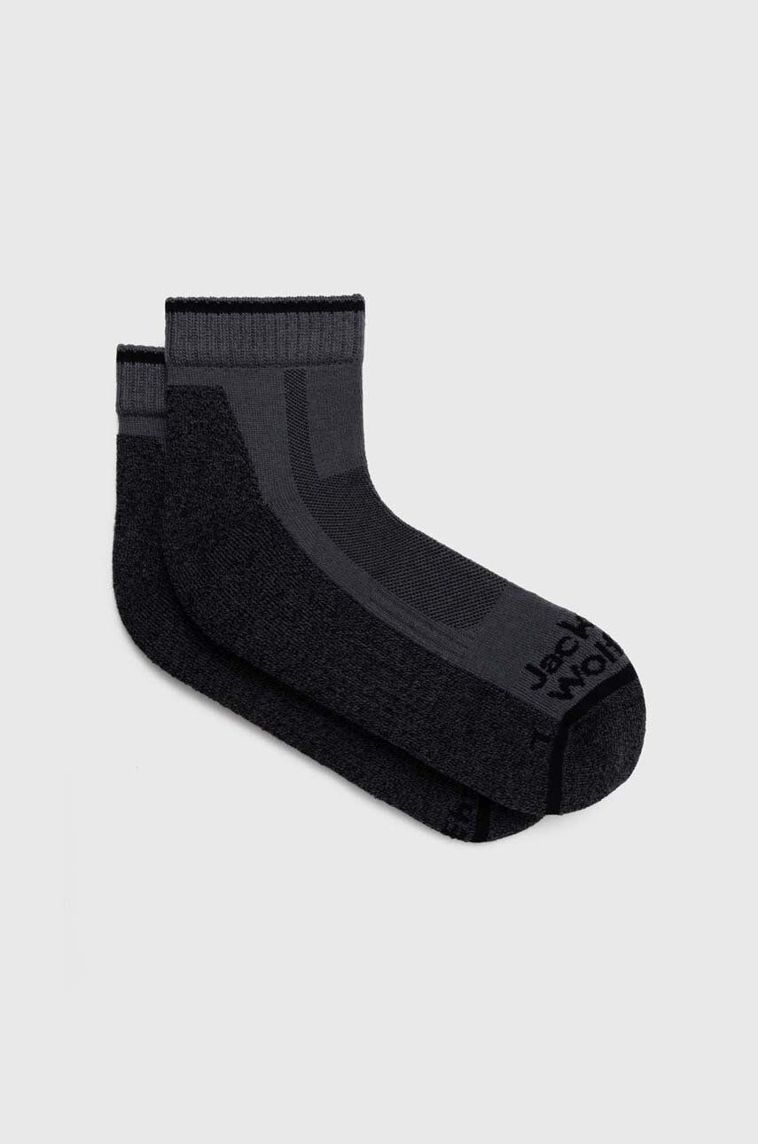 Ponožky Jack Wolfskin Hike Func Low - černá - 91 % Polyester