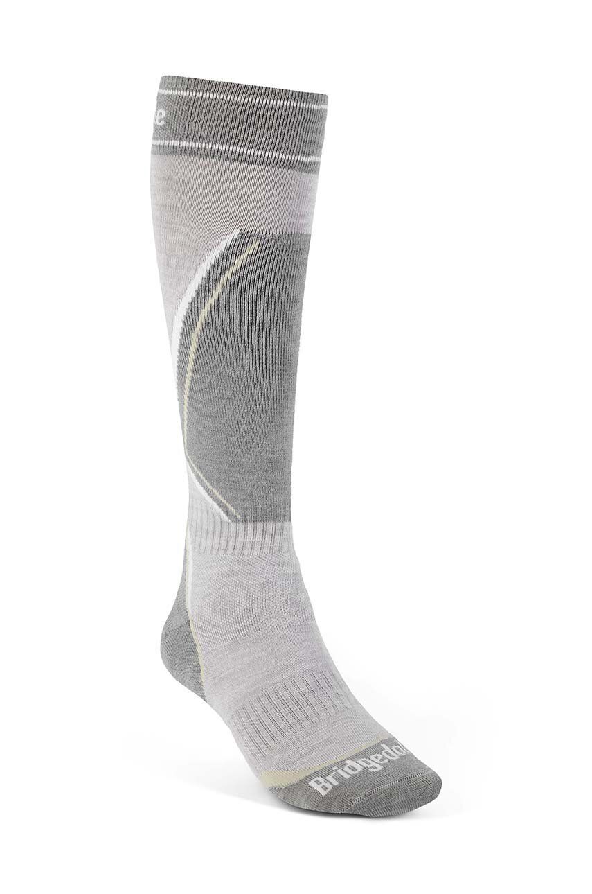 Lyžařské ponožky Bridgedale Retro Fit Merino Performance - šedá - 34 % Merino vlna