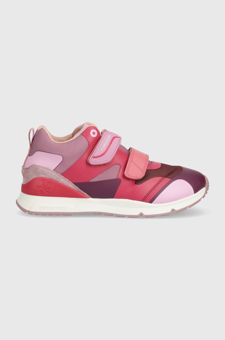 Dětské sneakers boty Biomecanics fialová barva - fialová - Svršek: Umělá hmota