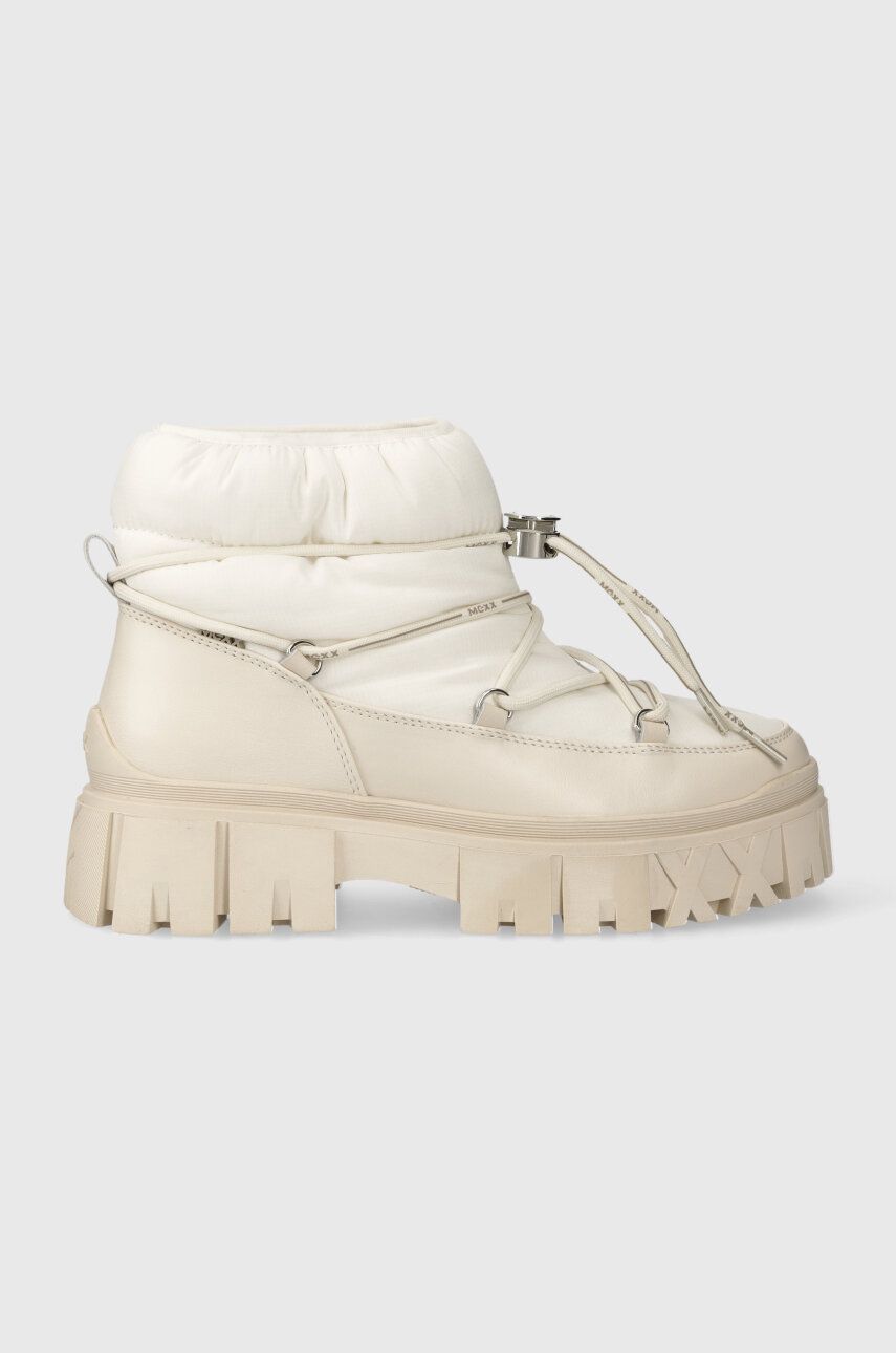 Členkové topánky Mexx Mae dámske, biela farba, MXTY025701W