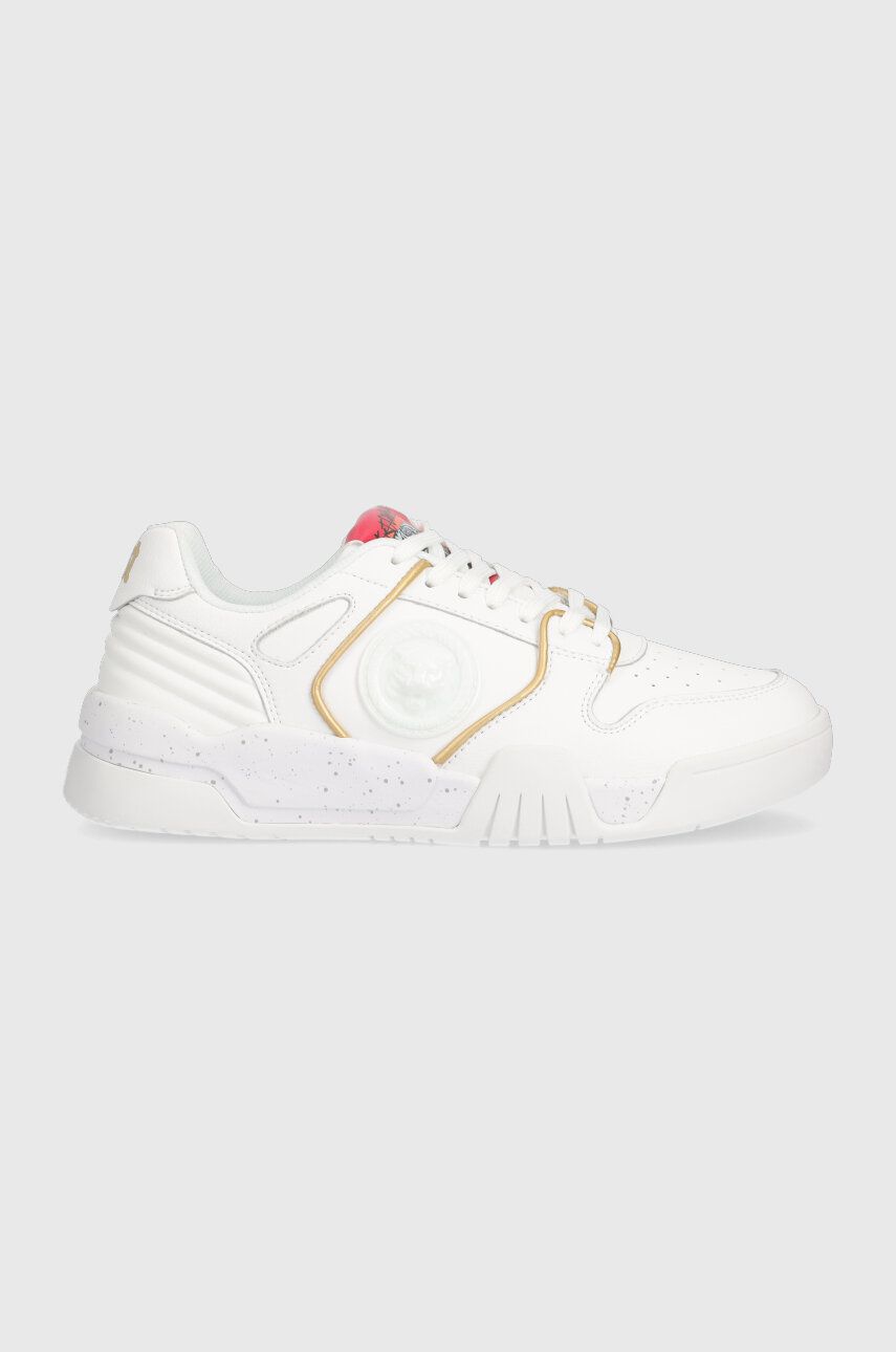 Sneakers boty Just Cavalli bílá barva, 75RA3SA1 ZP376 003 - bílá - Svršek: Umělá hmota
