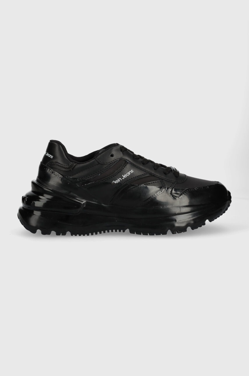 

Маратонки Calvin Klein Jeans CHUNKY RUN LOW LACEU в черно YW0YW01049, Черен