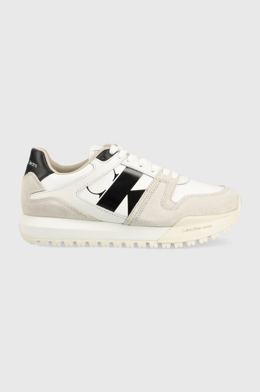 

Маратонки Calvin Klein Jeans TOOTHY RUN LACEUP LO в бяло YW0YW01052, Бял