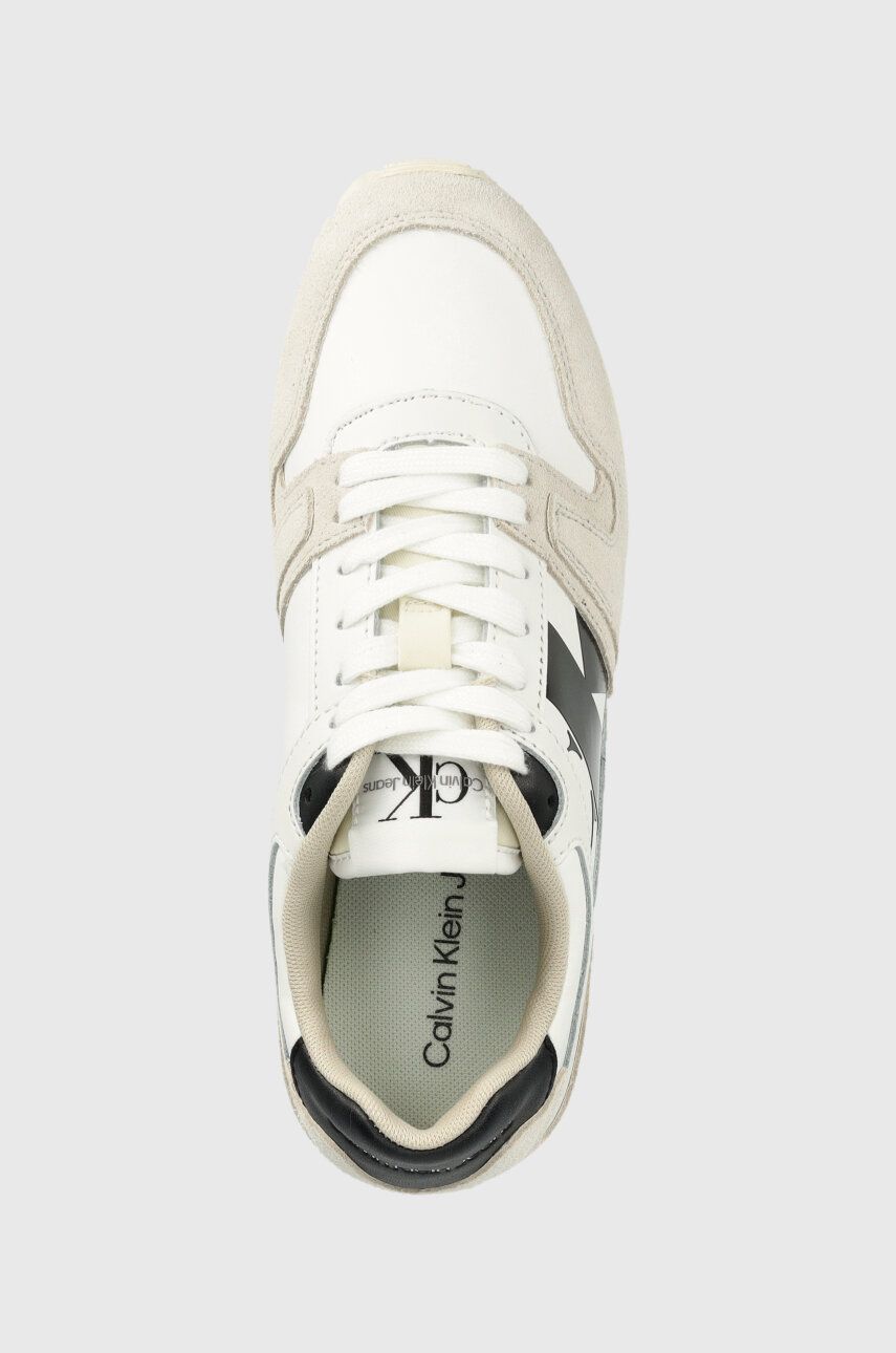 Calvin Klein Jeans sneakersy TOOTHY RUN LACEUP LO kolor biały YW0YW01052