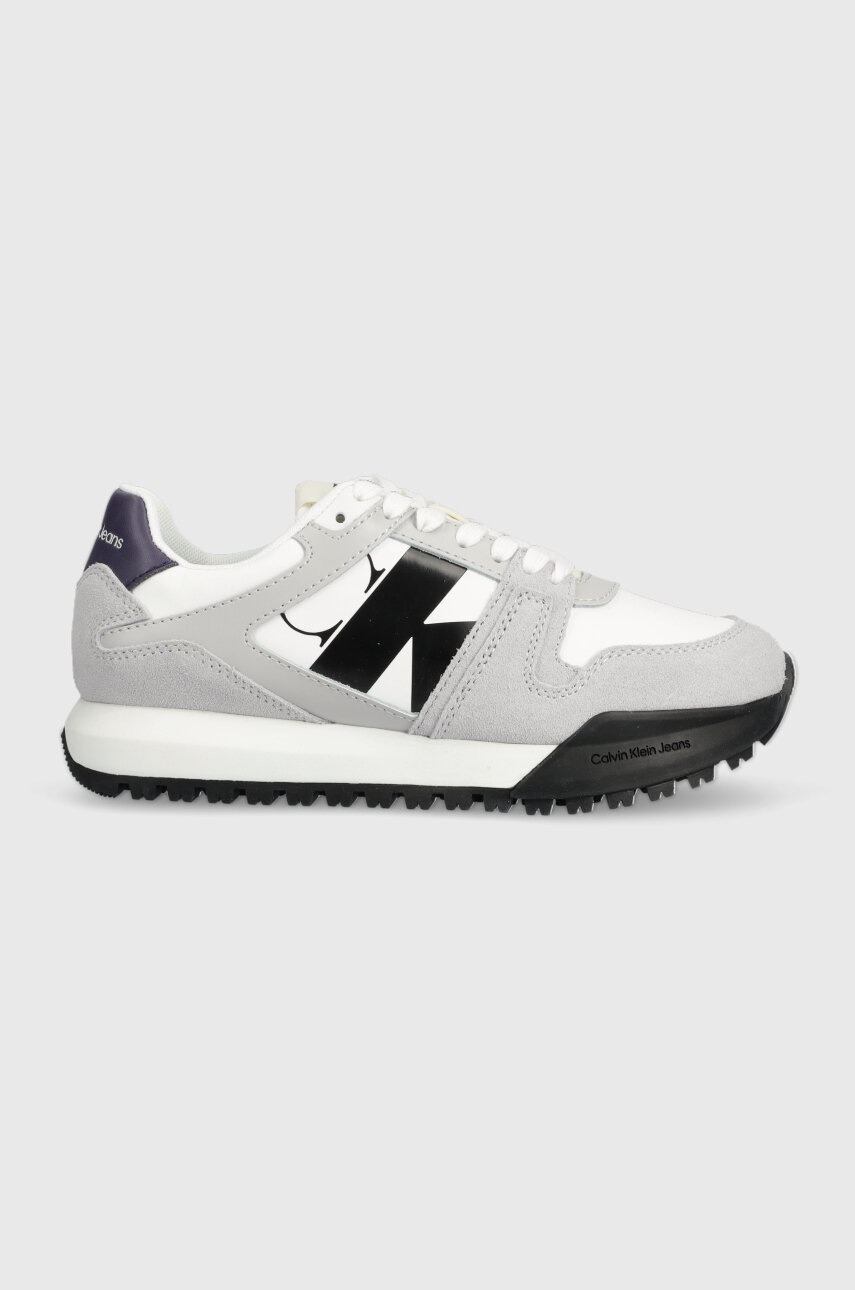 

Маратонки Calvin Klein Jeans TOOTHY RUN LACEUP LO в сиво YW0YW01052, Сив