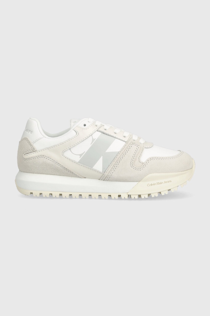 

Маратонки Calvin Klein Jeans TOOTHY RUN LACEUP LO в бяло YW0YW01272, Бял