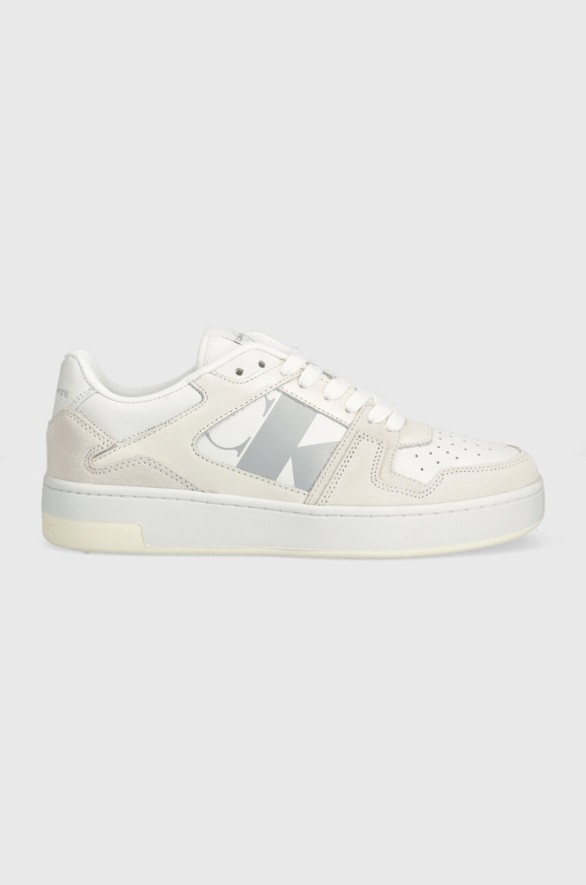 

Маратонки Calvin Klein Jeans BASKET CUPSOLE LACEU в бяло YW0YW01273, Бял