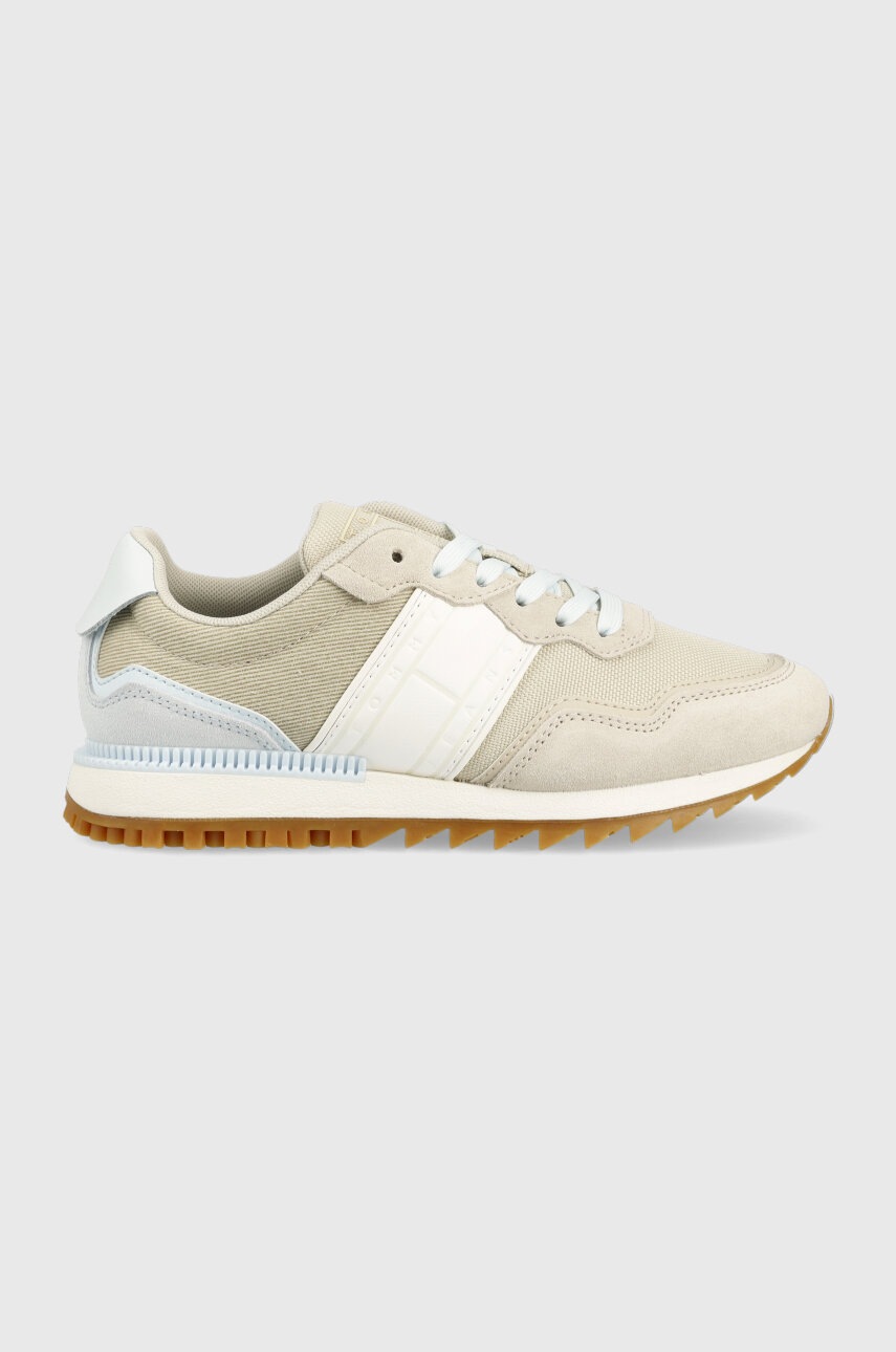 

Кросівки Tommy Jeans TJW RETRO RUNNER колір бежевий EN0EN02214