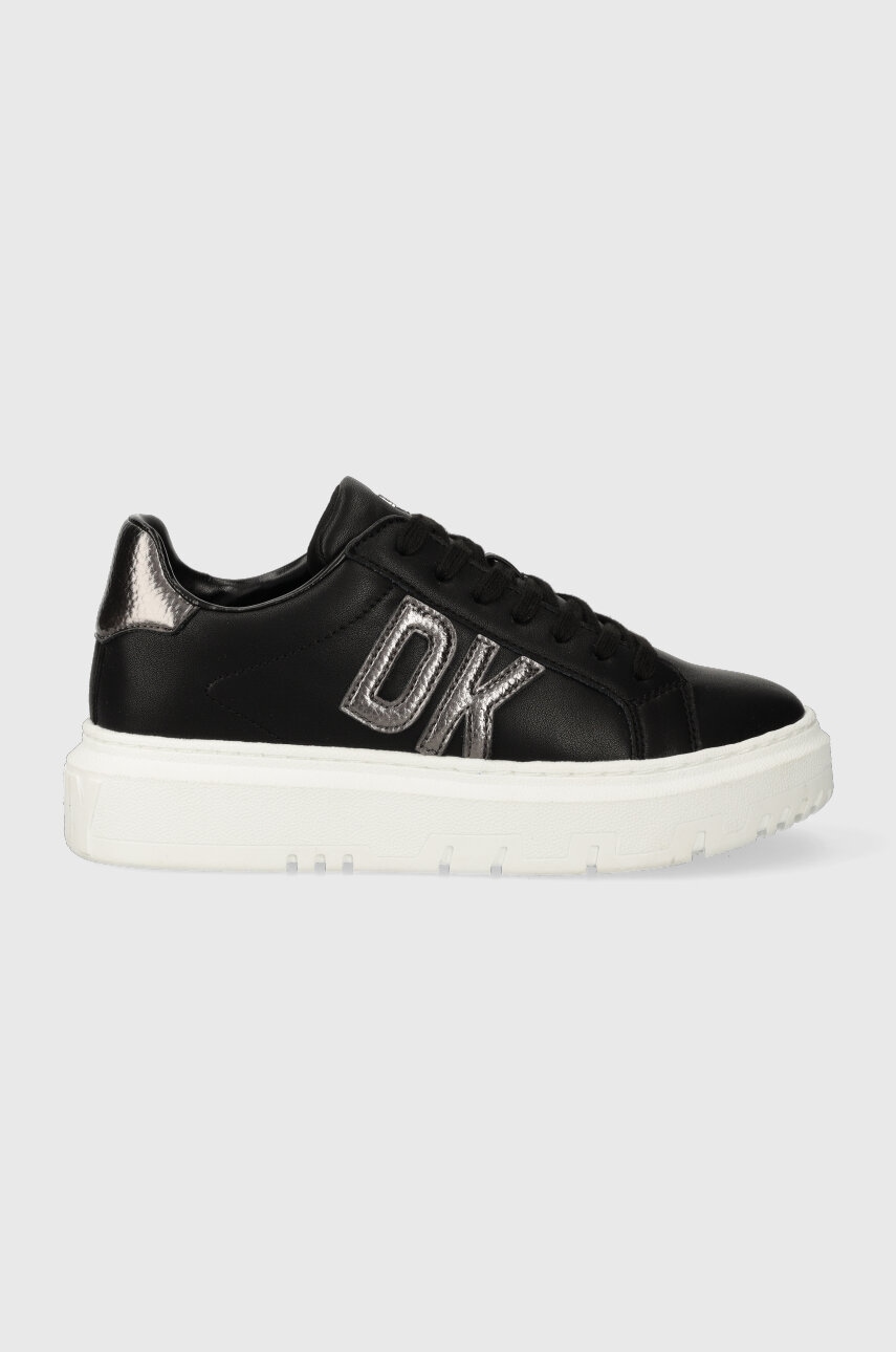 Levně Kožené sneakers boty Dkny Marian černá barva, K2305134