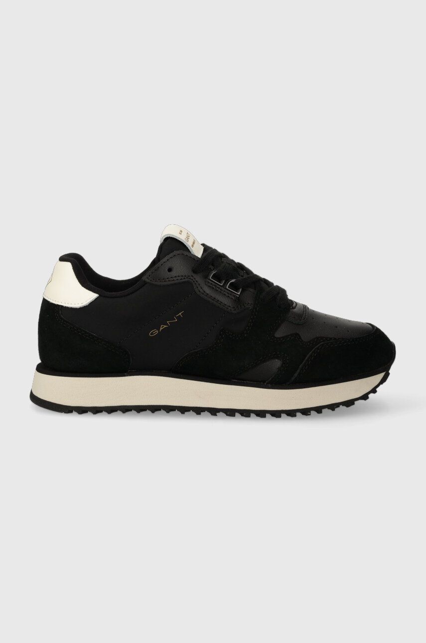 Sneakers boty Gant Bevinda černá barva, 27534161.G00 - černá - Svršek: Textilní materiál