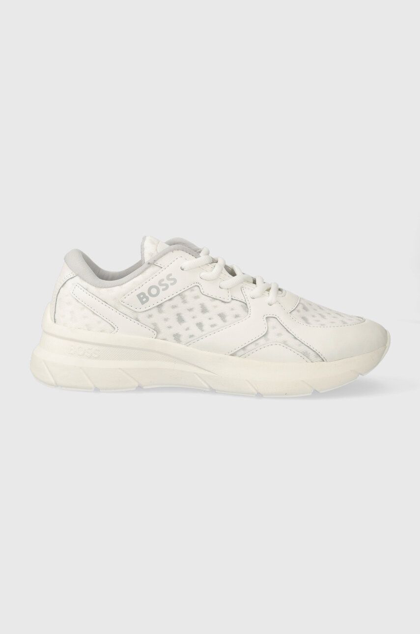 Sneakers boty BOSS Owen bílá barva, 50498579 - bílá -  Svršek: Umělá hmota