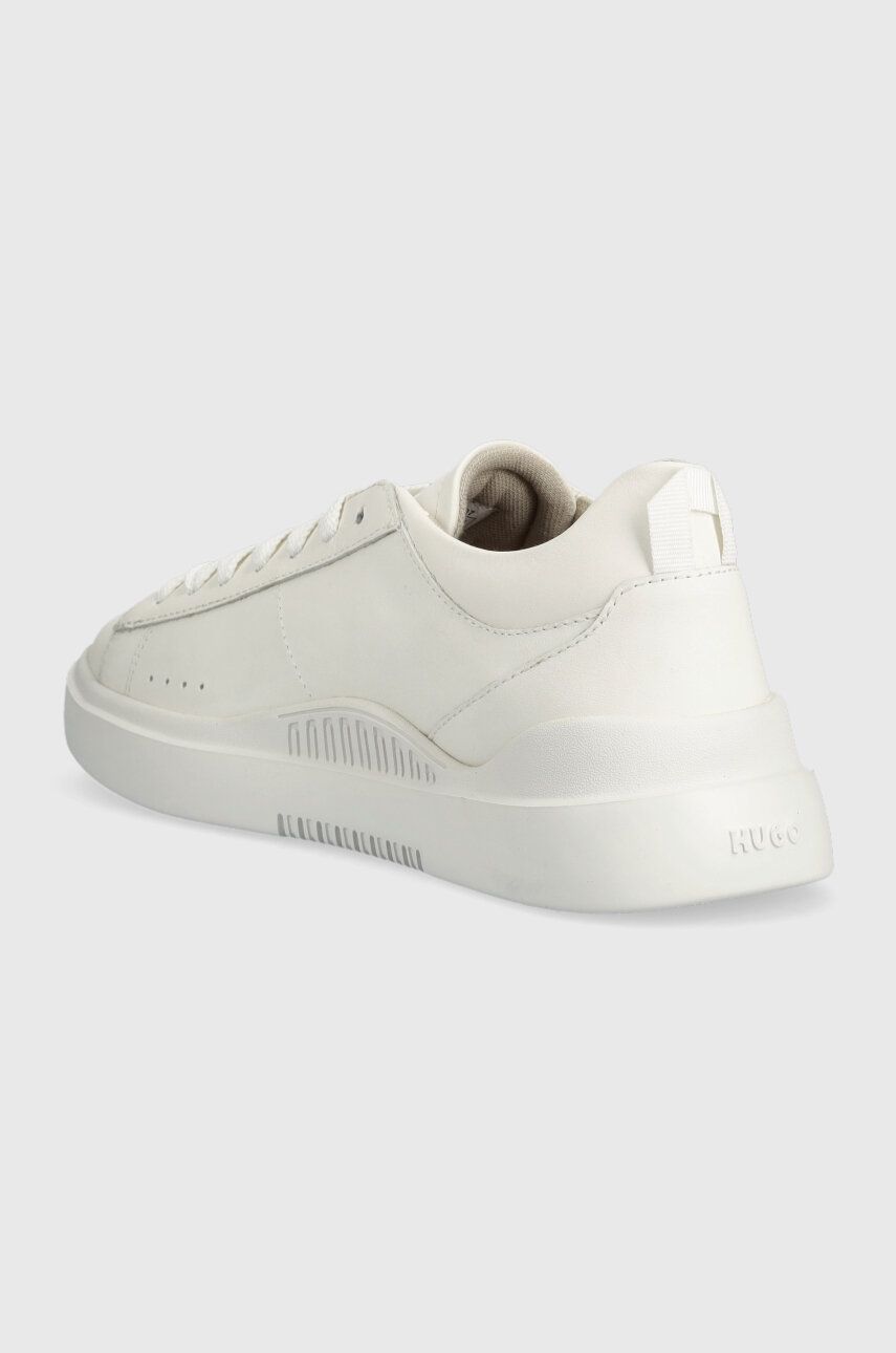 HUGO sneakersy skórzane Blake kolor biały 50499253