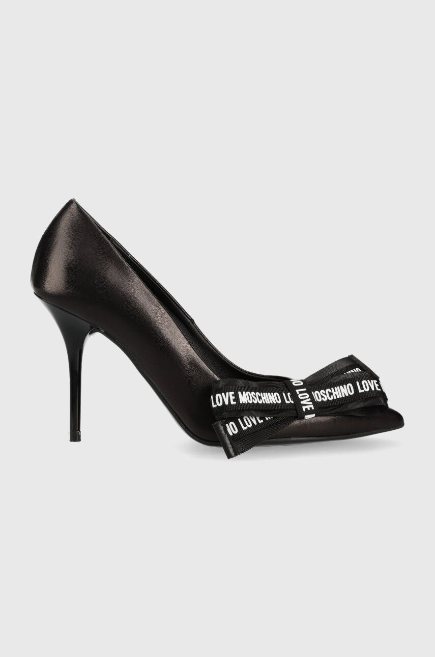 Love Moschino Tocuri Din Piele Intoarsa Culoarea Maro, Ja10169g1hie0000