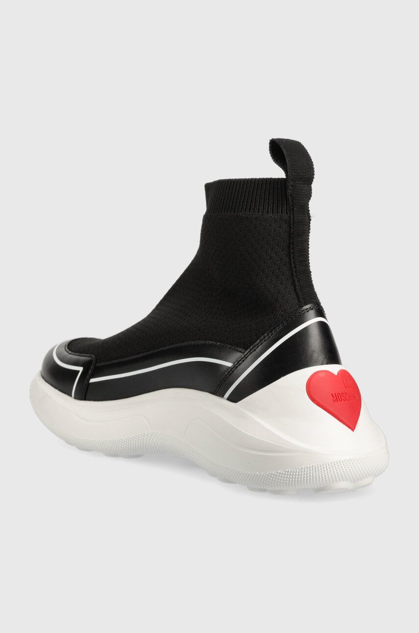 Love Moschino Sneakers Culoarea Negru, JA15176G1HIY200A