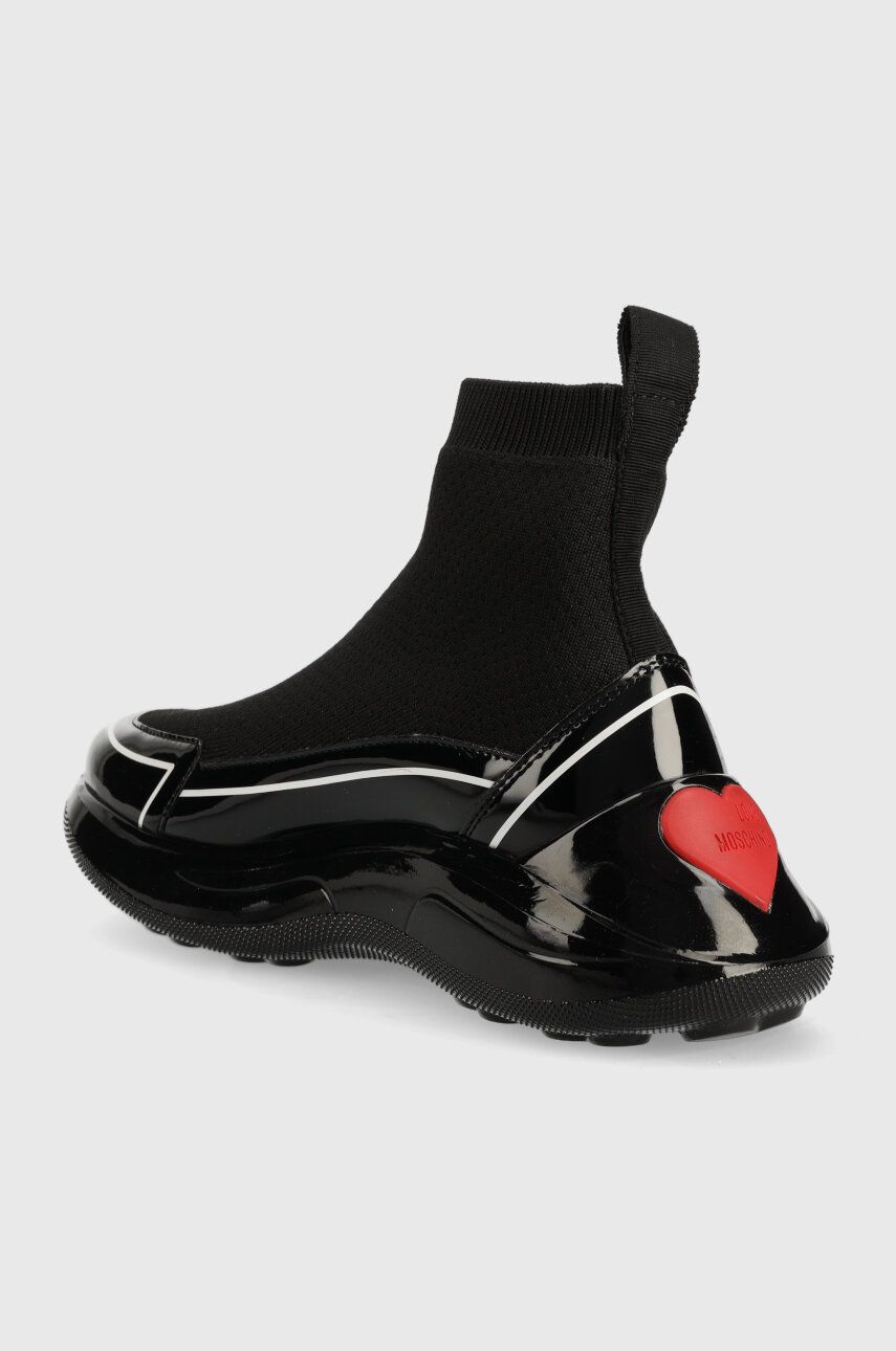 Love Moschino Sneakers Culoarea Negru, JA15176G1HIY300B