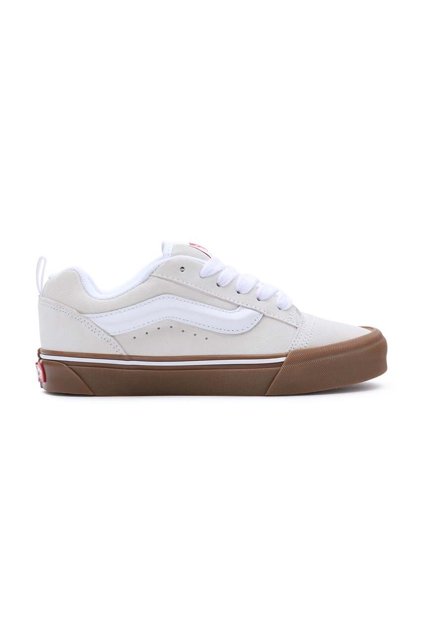 

Замшеві кеди Vans Knu Skool колір бежевий VN0009QCWHT1