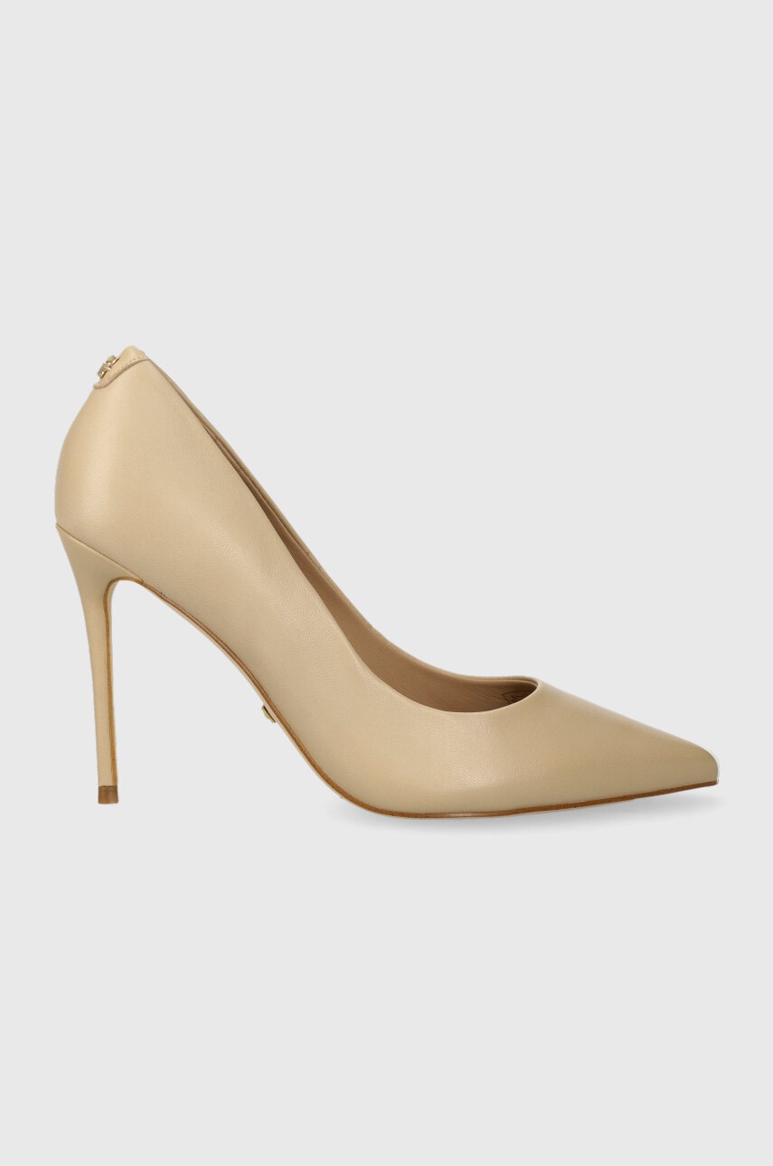 

Кожаные туфли Guess SABALIA цвет бежевый FL7SBA LEA08