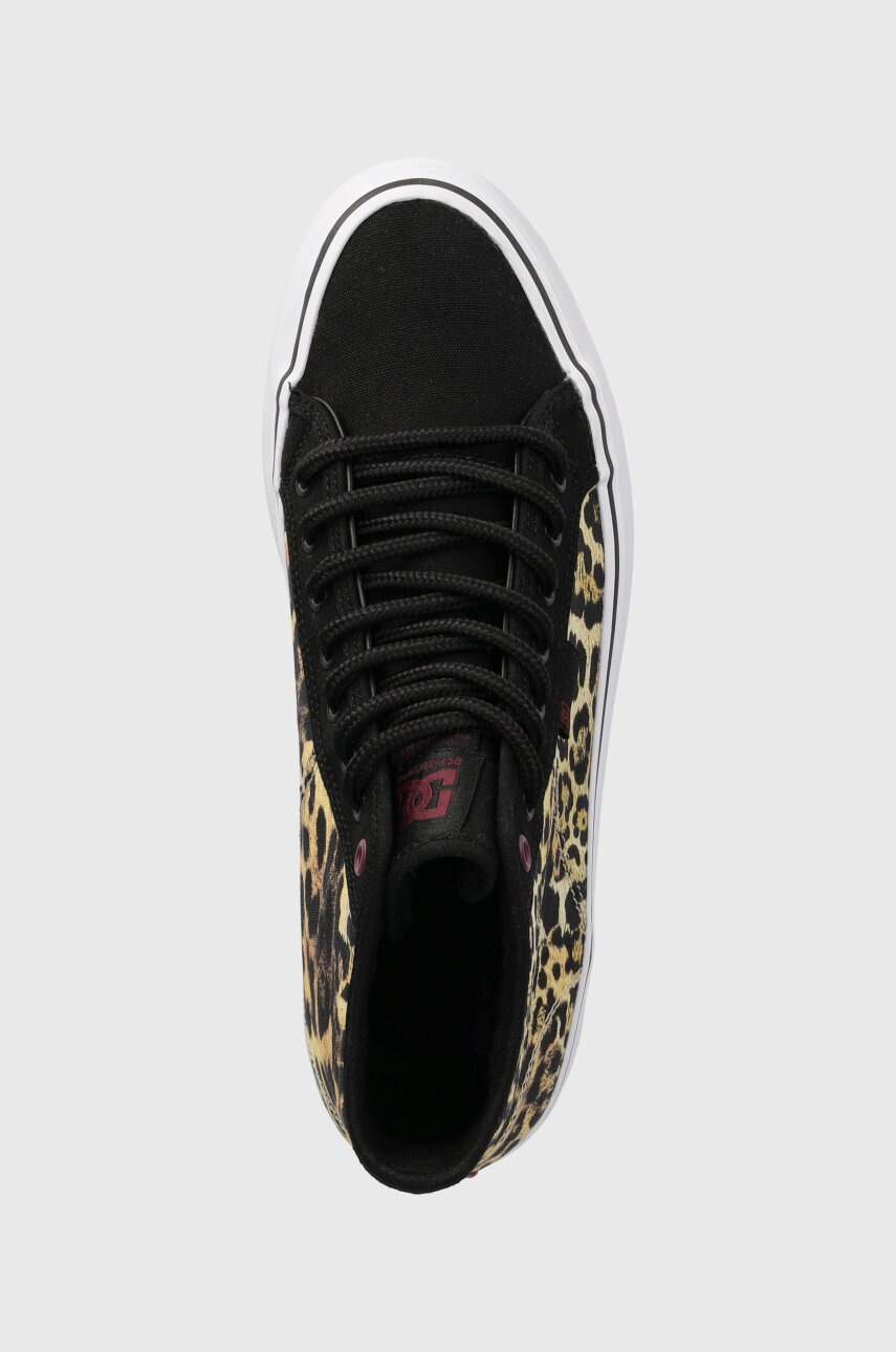 Πάνινα παπούτσια DC χρώμα: μπεζ φωτογραφία