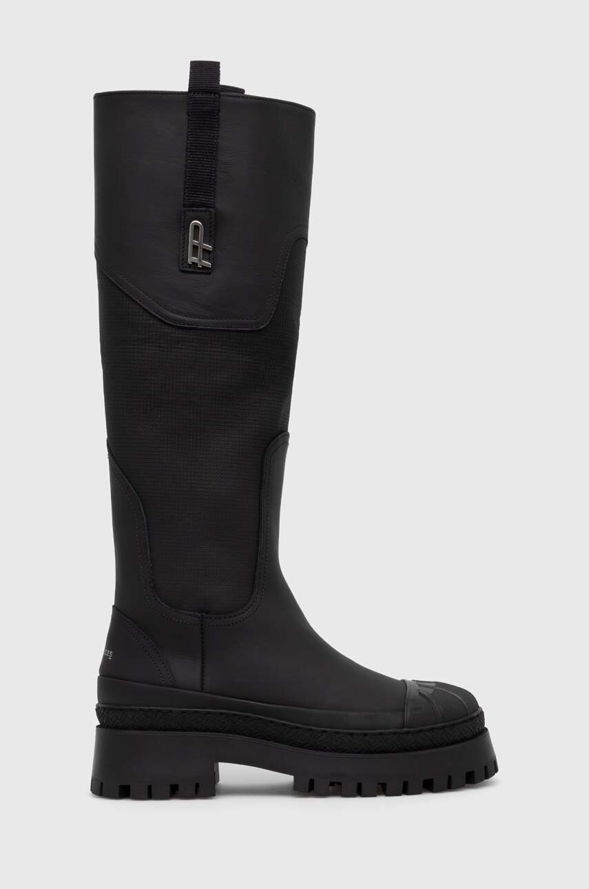 Filling Pieces cizme Aspen Sierra femei, culoarea negru, cu platforma, 72623051861