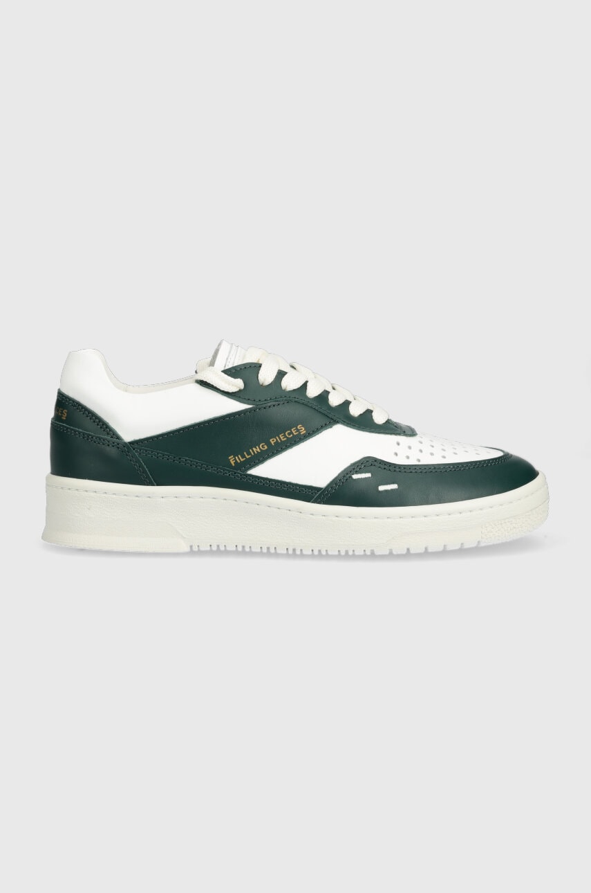 Filling Pieces sneakers din piele Ace Spin culoarea verde, 70033491019