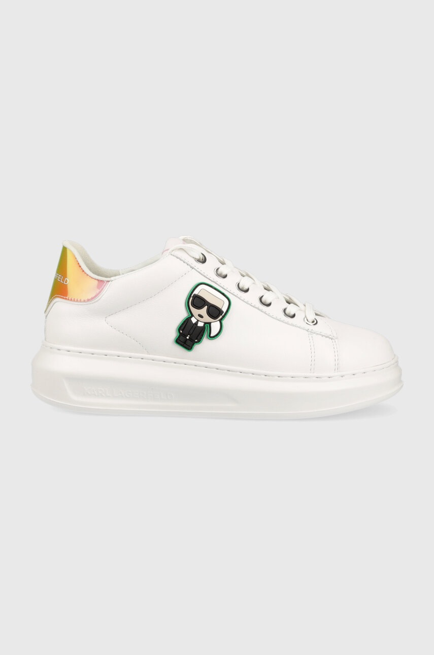 Karl Lagerfeld Sneakers Din Piele Kapri Culoarea Alb, Kl62530g