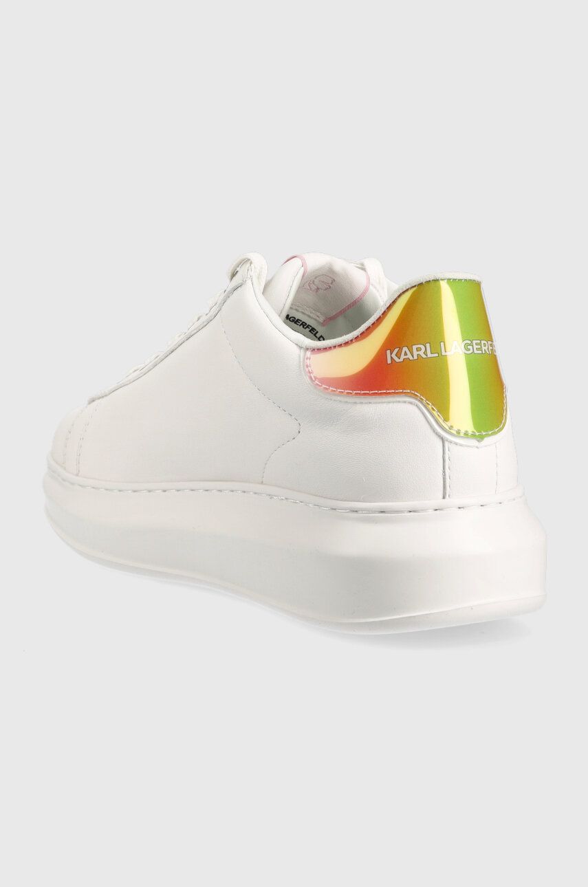 Karl Lagerfeld Sneakers Din Piele KAPRI Culoarea Alb, KL62530G
